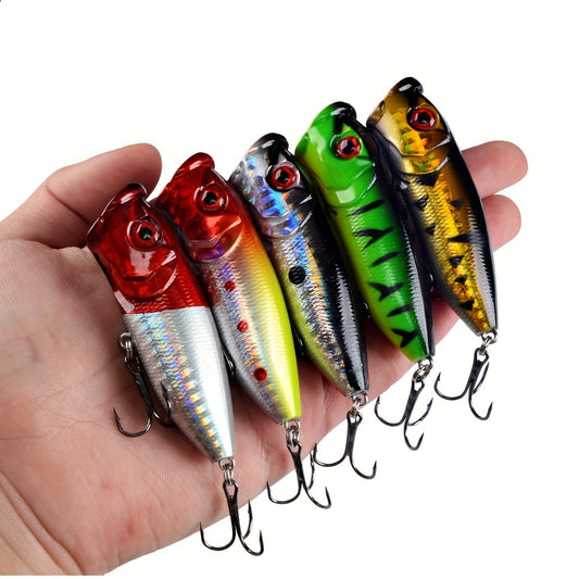 1pc Topwater Popper Bass Crankbait 6 12g Fishing Lure Wobblers Tackle