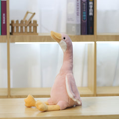 Grey Pink Duck Plush Toy Soft Stuffed Animal Perfect Gift Animal Kids