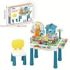 Children's Building Block Table Puzzle Toy