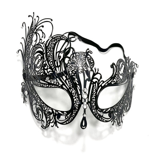 Rhinestone Venetian Masquerade Mask for Women