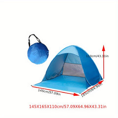 Quick Automatic Beach Tent Sun Shelter UV Protective Lightweight