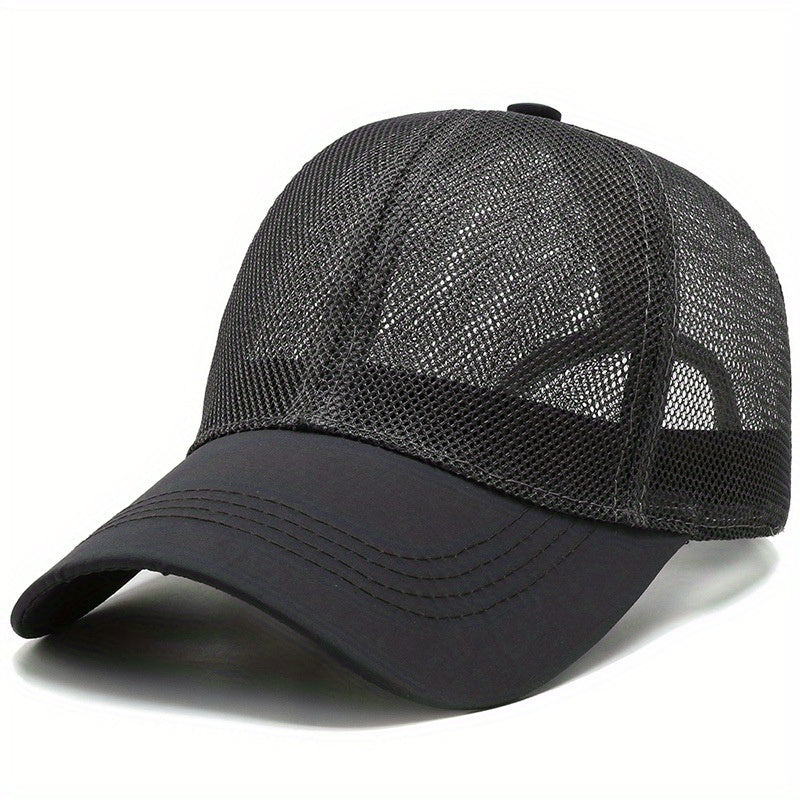 Stay Protected This Summer With Our Breathable Sunshade Mesh Hat