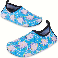 Cartoon Slip On Slippers Lightweight Quick Drying House Shoes For Girls