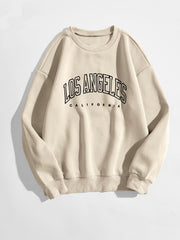 LA Print Crew Neck Sweatshirt