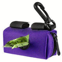 Portable Pet Poop Bag Holder Dispenser With Leash Attachment