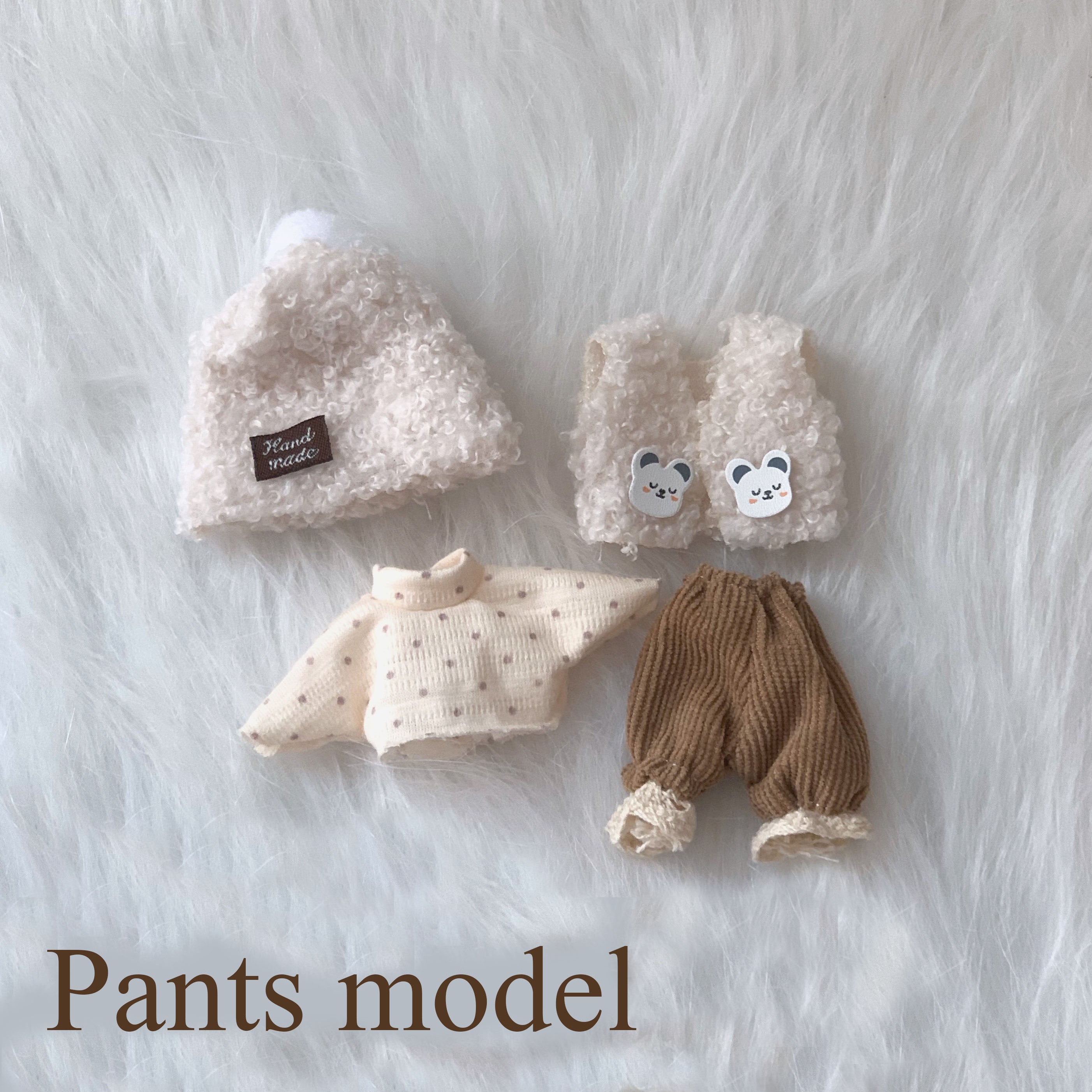 3pcs 4pcs Doll Plain Dress Up Clothes No Dolls