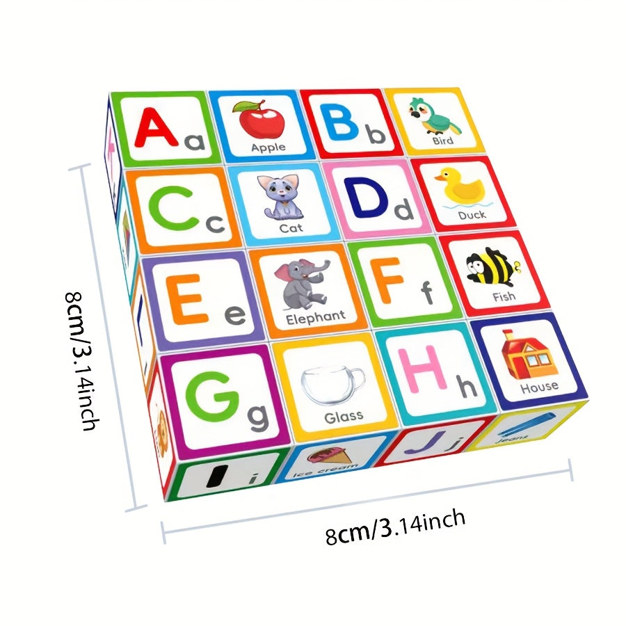 Kids' Letter Building Blocks Game And Intelligence Table Game Toy