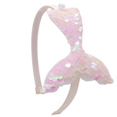 Sequin Fishtail Headband for Girls
