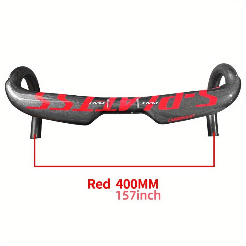 Carbon Road Handlebar Bicycle Accessories Red Silver Full Carbon Handlebar 31.8