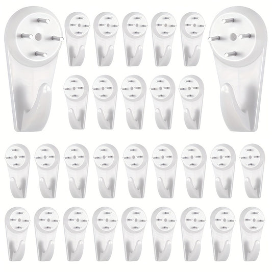 20 Invisible Nail Wall Screws And Hooks For Wall Mounted Projector Screen Frame