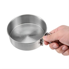 Portable Stainless Steel Charcoal Stove Set for Outdoor Cooking