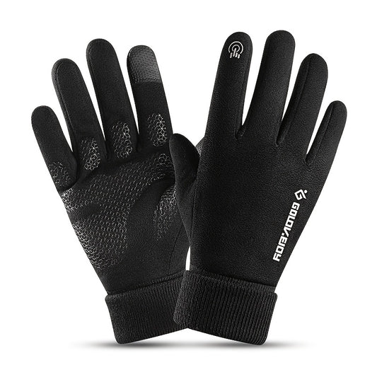 Deer Riding Gloves Winter Outdoor Touch Screen Windproof Cycling Accessories