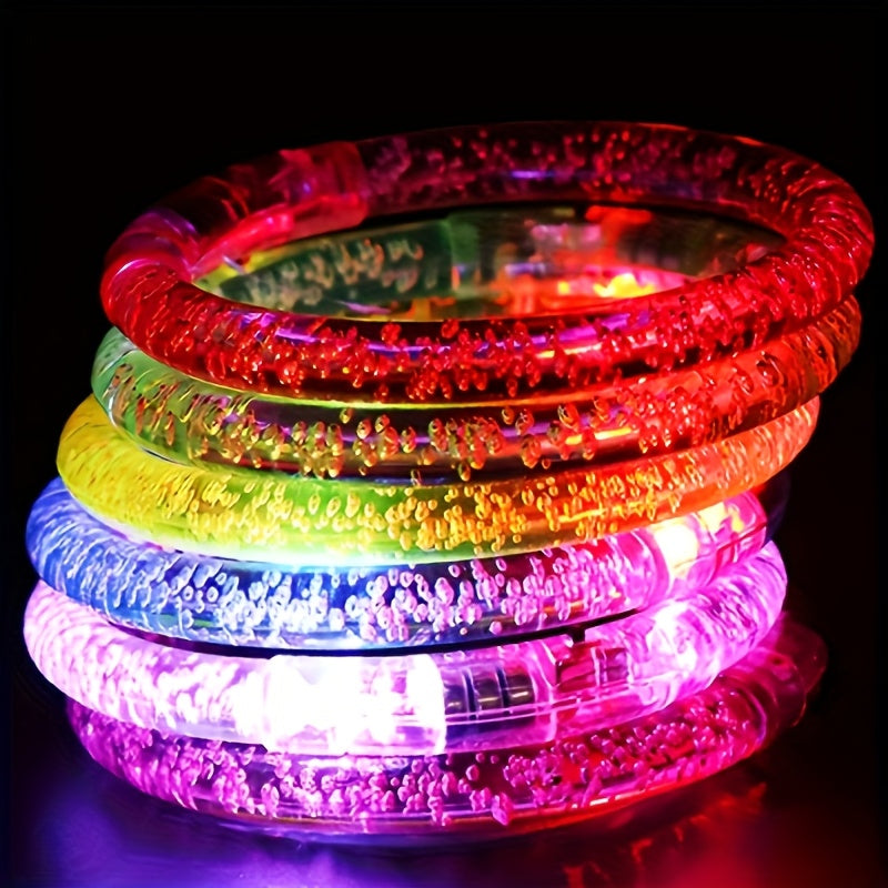 Multicolor Glow Bracelets LED Stick Bracelets for Christmas
