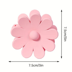 Women Flower Hair Claw Solid Shark Claw Clip Style Hair Accessories