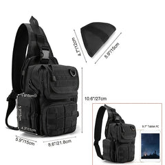 Tactical Chest Sling Bag Military Backpack for Fishing