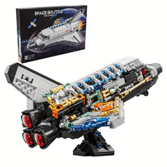 TYCOLE Space Shuttle Building Blocks Set Educational Toy ABS Plastic Desk