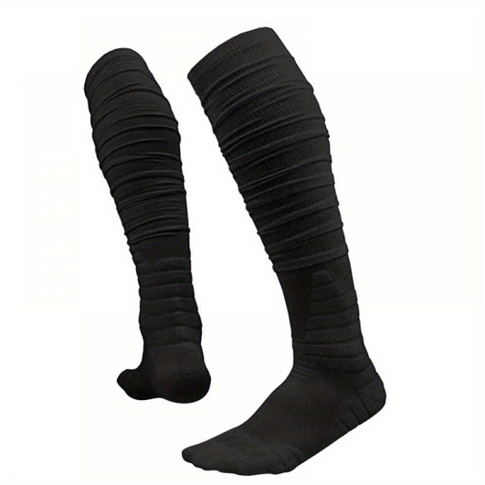 Compression Solid Football Socks For Men