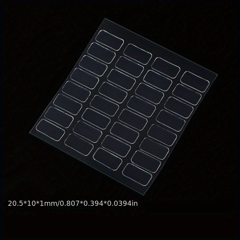 200pcs Transparent Non Marking Double Sided Tape Blind Box Foot Pad