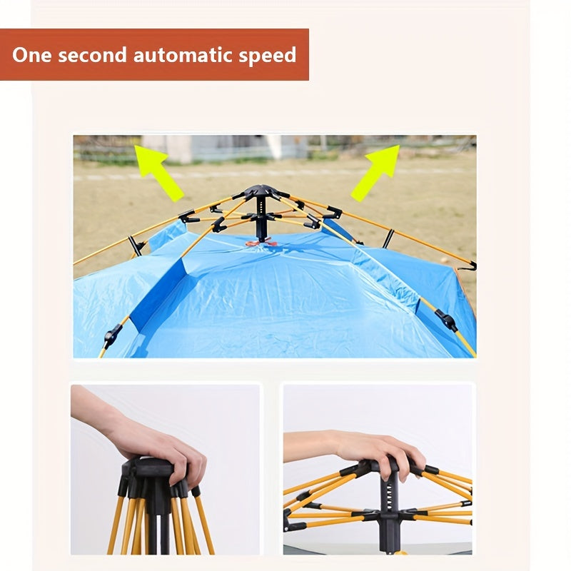 Fully Auto Quick Open Tent Sun Protect Rainproof Camping Beach Tent