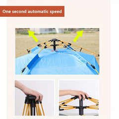 Fully Auto Quick Open Tent Sun Protect Rainproof Camping Beach Tent