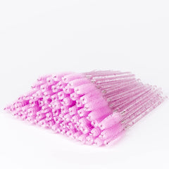 25 Pcs Crystal Eyelash Mascara Brushes Applicator Makeup Kits