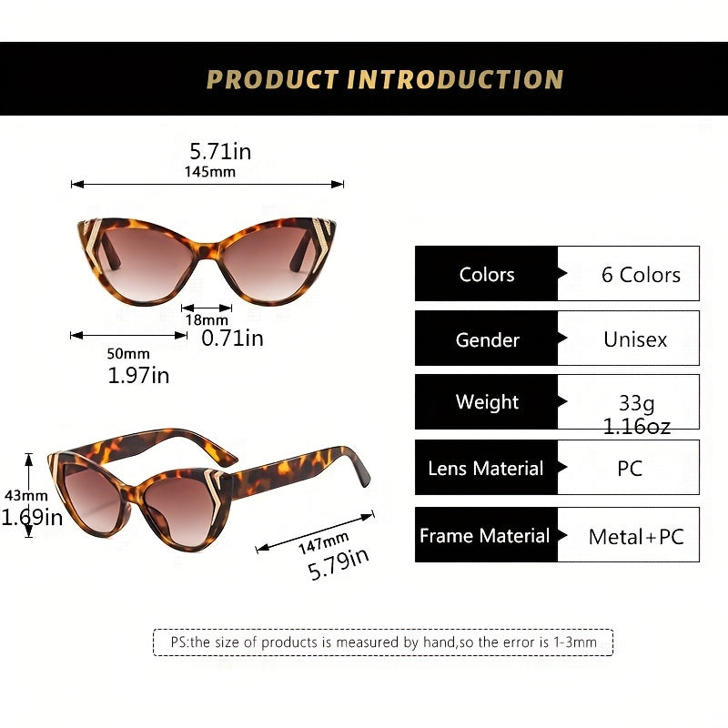 Snake Charm Sunglasses UV400 Sun Shades Glasses for Summer Beach Vacation
