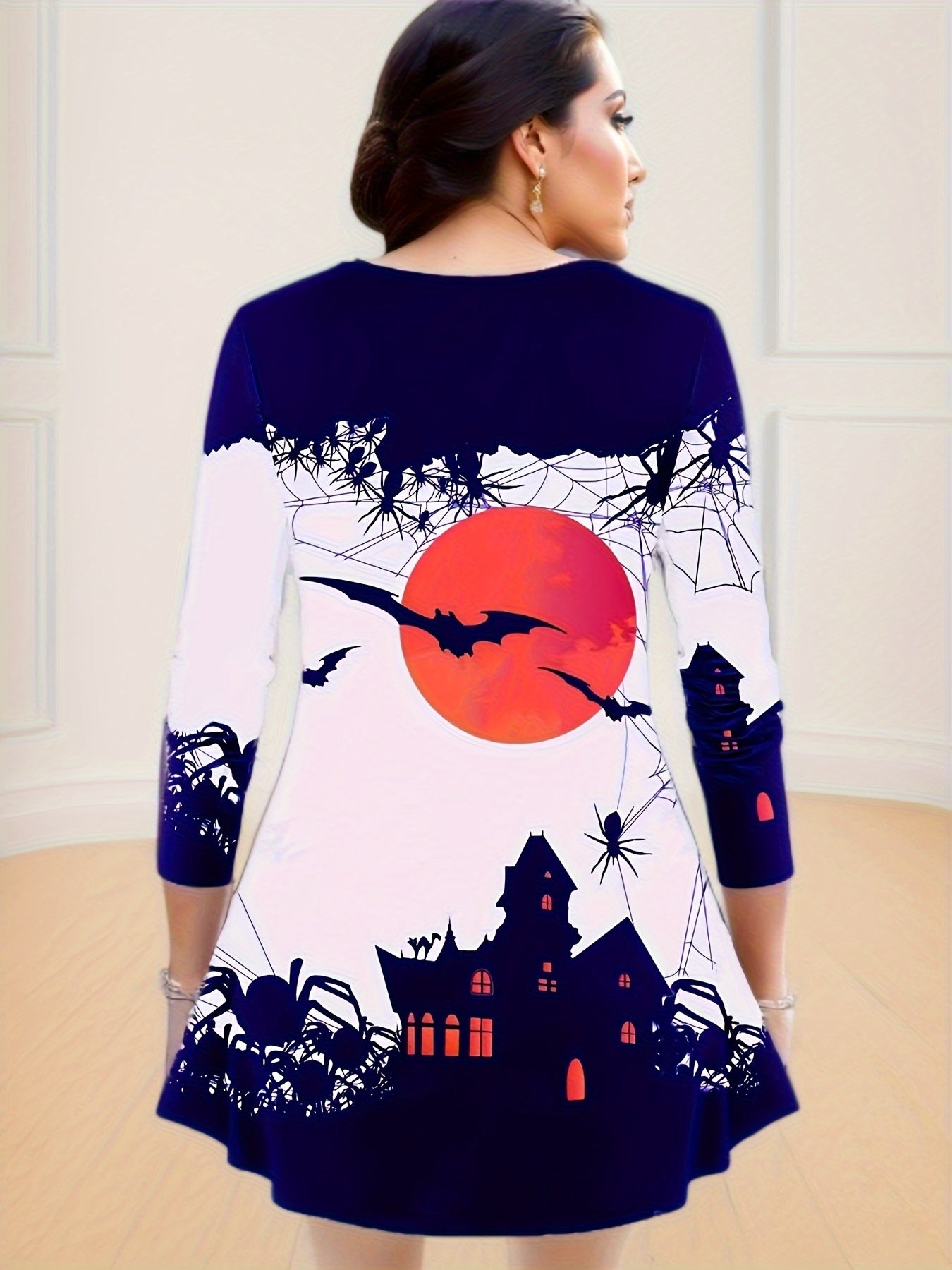  Halloween 2-Piece Set Graphic Long Sleeve Top
