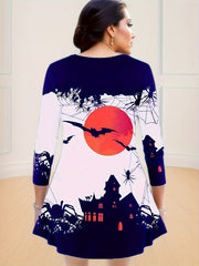  Halloween 2-Piece Set Graphic Long Sleeve Top