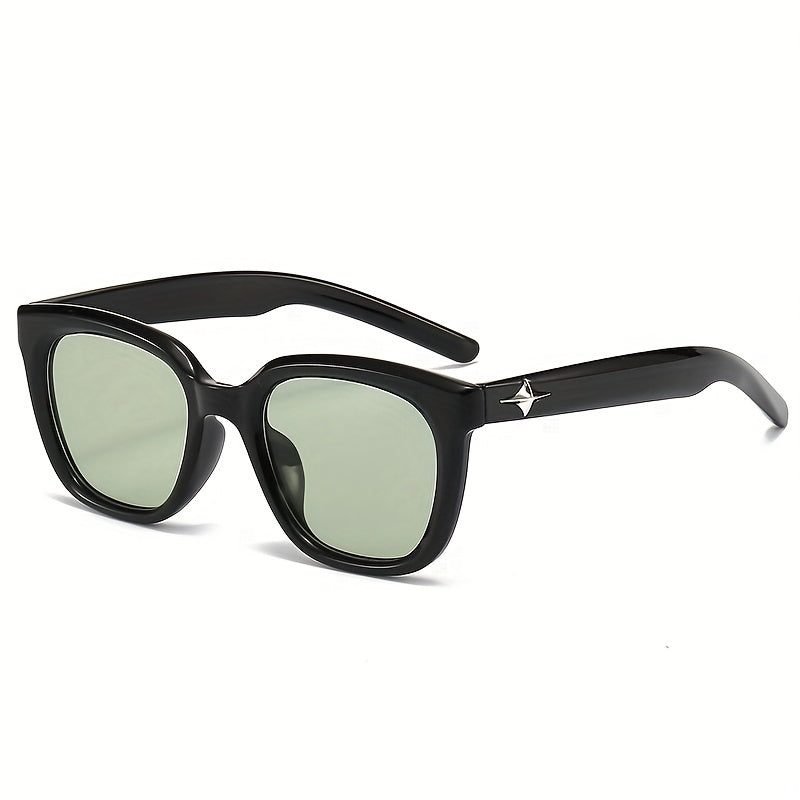 Y2K Square Sunglasses Punk Star Charm Anti Glare Glasses UV400