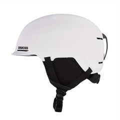Ski Helmet Shock Resistant Safety ABS Housing EPS Vent Dial Goggles Compatible