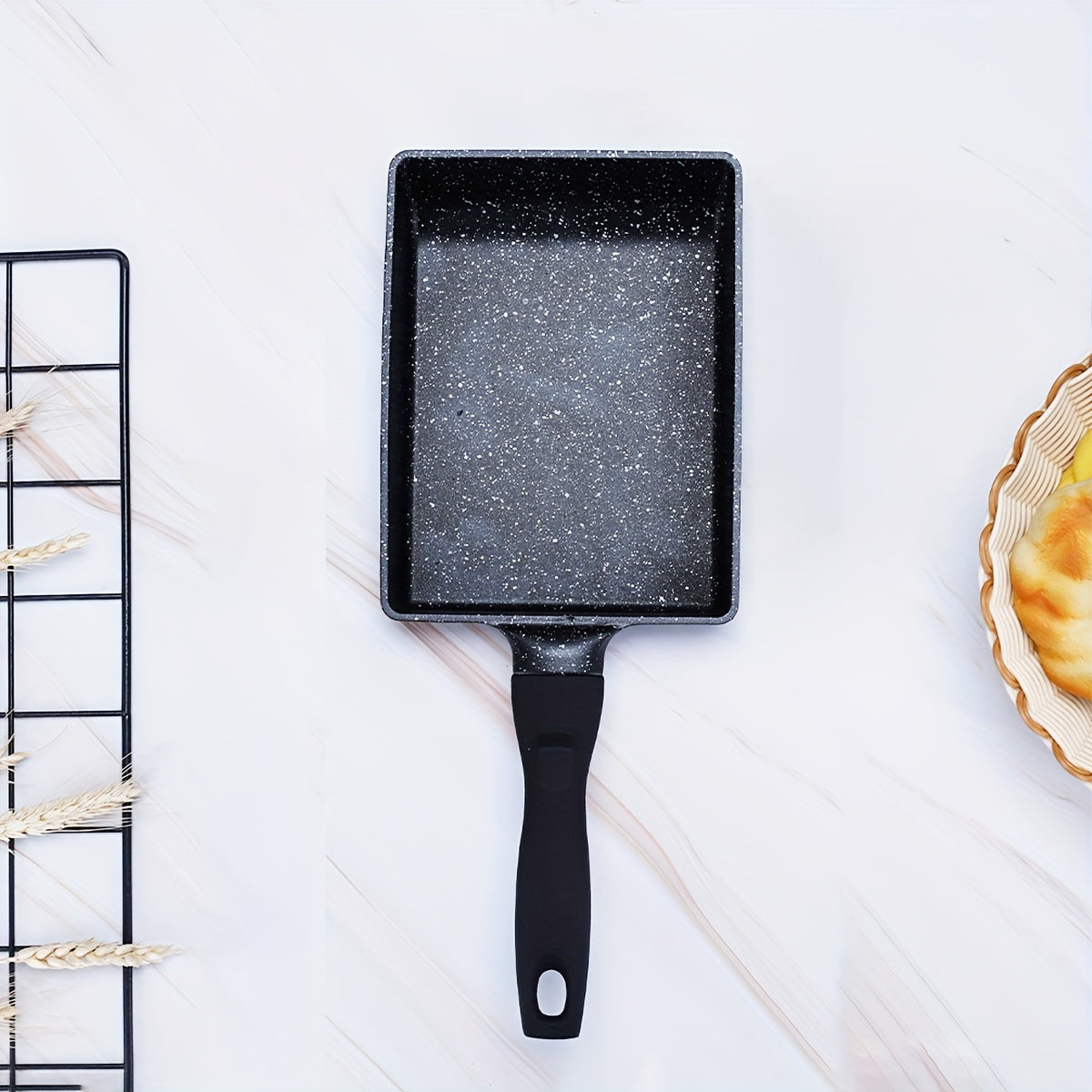 Japanese Nonstick Tamagoyaki Egg Pan 14 Rectangle Small Frying Pan
