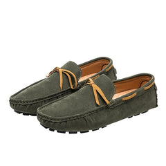 Women's Casual Flat Loafers Stitching Details Slip On Shoes