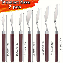 13pcs Painting Scraper Set for Art Acrylic Gouache Painting