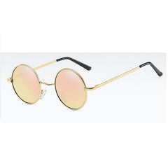 Polarized Round Sunglasses Vintage Circle Hippie Sun Glasses