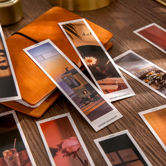 30pcs Vintage Paper Bookmarks Abstract Style DIY Literary Greeting Card