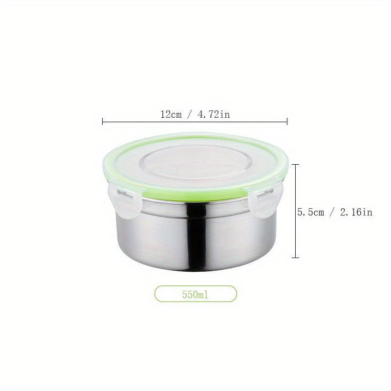 304 Stainless Steel Crisper Refrigerator Food Storage Box