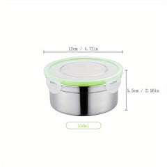 304 Stainless Steel Crisper Refrigerator Food Storage Box