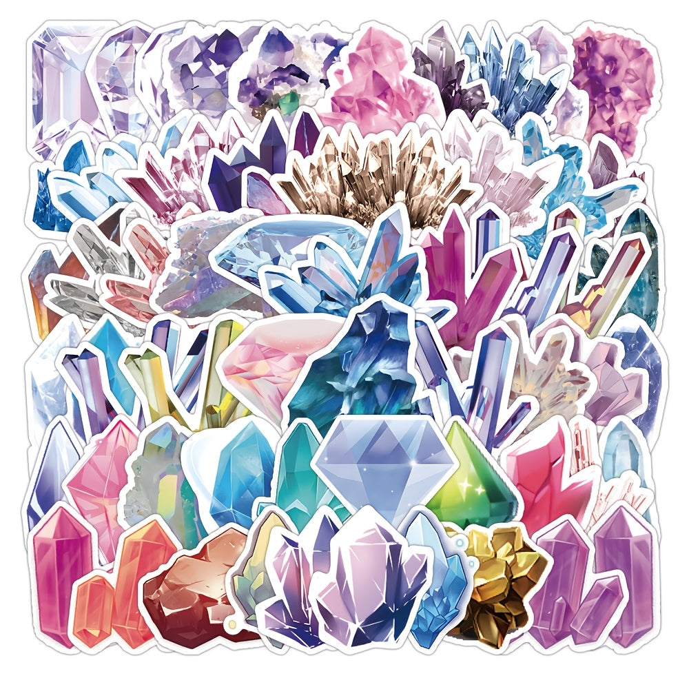 60pcs Crystal Stickers for Water Bottles Laptops Mobile Phones