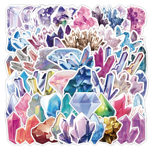 60pcs Crystal Stickers for Water Bottles Laptops Mobile Phones