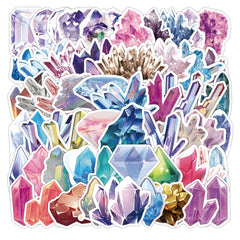 60pcs Crystal Stickers for Water Bottles Laptops Mobile Phones
