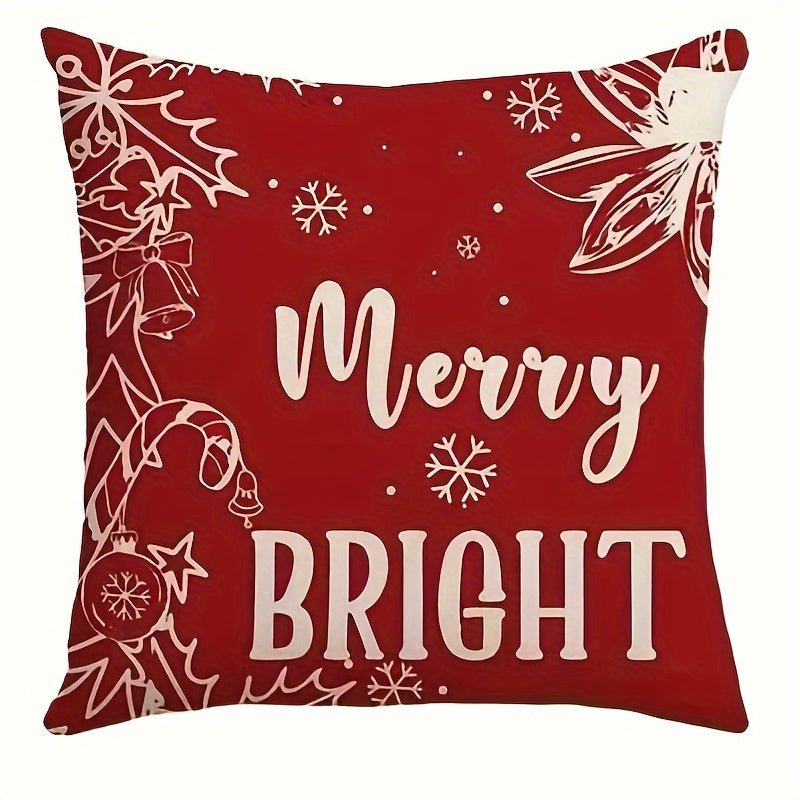 Christmas Pillowcase Cover for Sofa Living Room & Bedroom