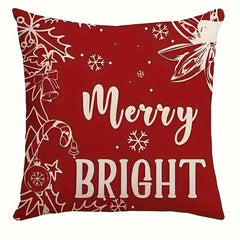 Christmas Pillowcase Cover for Sofa Living Room & Bedroom