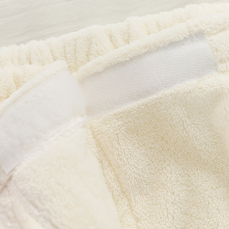 Dog Pattern Bathrobe for Women Quick Drying Adjustable Towel