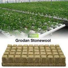 50pcs Grow Cubes Hydroponics Plant Propagation Nutrient Blocks 25x25x25mm