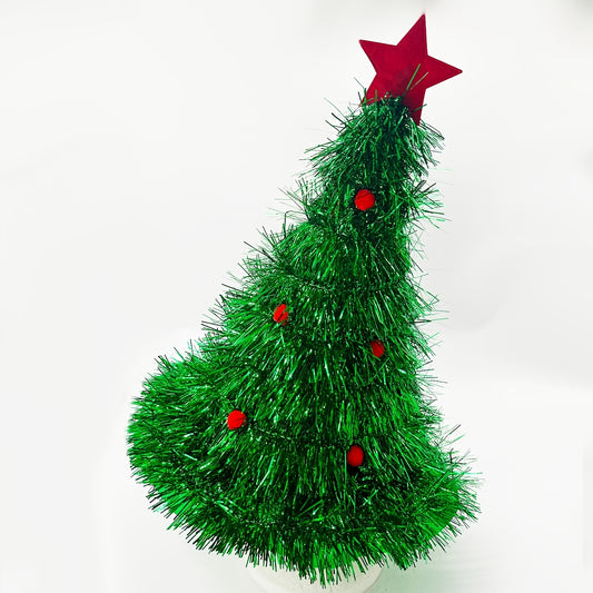 Christmas Green Tree Shaped Hat - Thanksgiving Gift