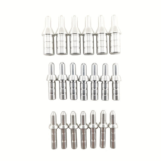 12pcs Aluminum Nock Pin for Carbon Arrow Shaft DIY Archery