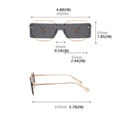 Y2K Candy Hollow Metal Sunglasses UV400