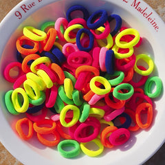 100pcs High Stretch Hair Rope Hair Bands for Girls