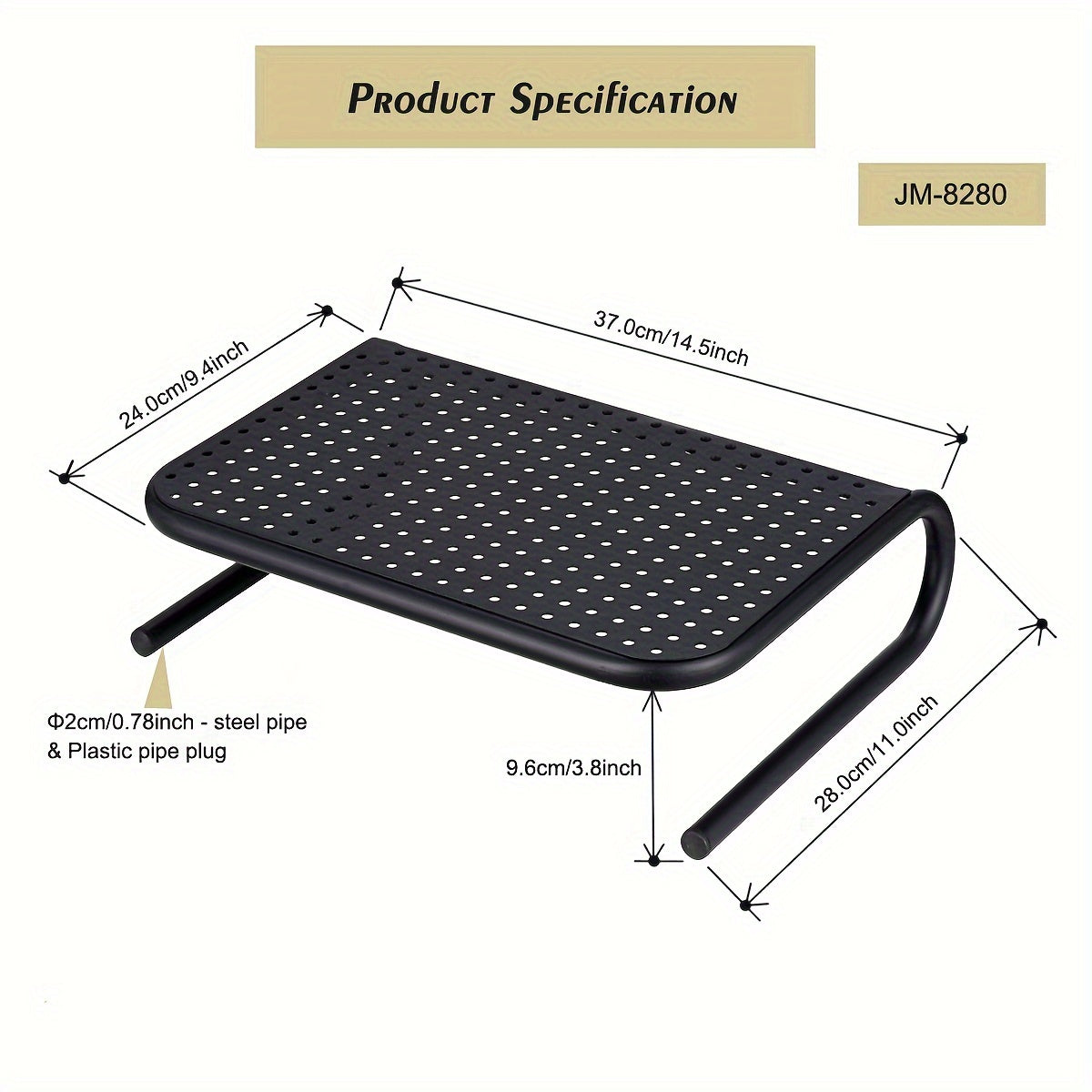 Computer Booster Stand for Desktop Laptop Screen Keyboard Monitor Game