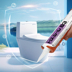 Glass Adhesive Toilet Seat Bottom Fixed Leak Proof Waterproof Mold Proof Neutral